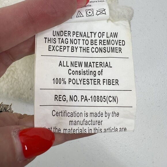 DTU Pink Butterfly Baby Lovey Security Blanket White Embroidered Hearts Fleece - Picture 13 of 14